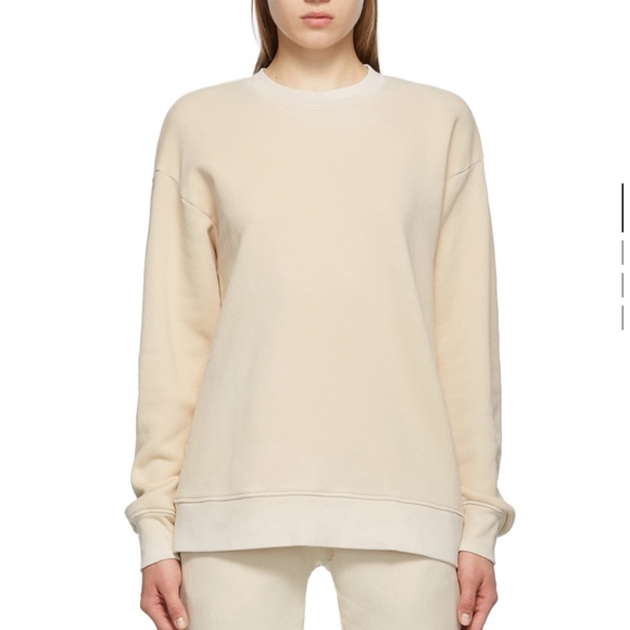 Cotton Citizen Beige Oversized Brooklyn Sweatshirt - Picture 1 of 9